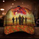 Soldiers New Zealand Flag Poppy Hat Patriotic Remembrance Anzac Day Cap Merch Gift Ideas
