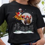 Dachshund Santa Christmas T-Shirt