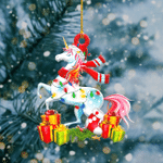 Unicorn Light Christmas Ornament Cute Hanging Xmas Tree Ornaments Unicorn Lovers Gifts