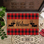 Deers Doormat Merry Christmas Welcome Doormat Xmas Present Ideas