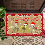 Sea Turtle Ho Ho Ho Doormat Merry Christmas Doormat Indoor Xmas Decorations