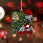 Veteran Canadian Flag Ornament Proud Canadian Veteran Ornament Christmas Tree Decor
