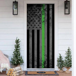 Thin Green Line Door Cover Proud American Military Door Cover Gifts For Military Men