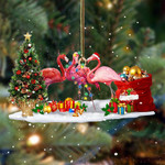 Flamingo Christmas Ornament Pink Flamingo Ornament Decorations For Hanging Xmas Tree Ideas