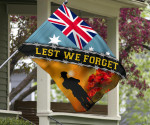 Royal Air Force Ensign Australia Lest We Forget Flag