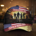 Veterans We Own Them All We Own Them All American Flag Hat Honor Military Patriotic Caps