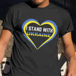 Ukraine T-Shirt I Stand With Ukraine Shirt Clothing