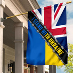 I Stand With Ukraine American UK Flag Support Ukraine American For 2022 Rally Merch