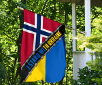 Norway I Stand With Ukraine Flag Pray For Ukraine 2022 Support Freedom Flag