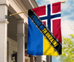 Norway I Stand With Ukraine Flag Pray For Ukraine 2022 Support Freedom Flag