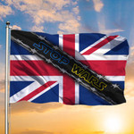 United Kingdom Stop Wars Flag Union Jack UK Flag Support No War In Ukraine