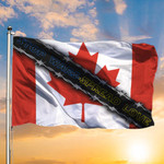 Canada Stop Wars Spread Love Canadian Flag No War In Ukraine Anti War Protest Banner