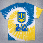 Slava Ukraini Tie-dye Shirt