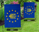 EU Stand With Ukraine Flag Support Ukrainian Merchandise