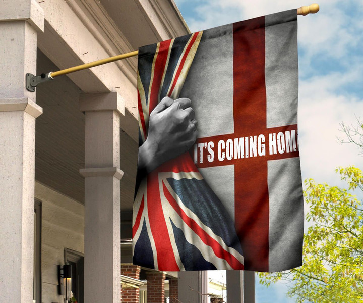 It's Coming Home England Flag Inside United Kingdom Flag Vintage Support England Euro 2021