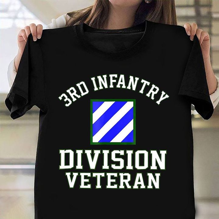 3rd Infantry Division Veteran Shirt Graphic Tee Gift Ideas For Veterans