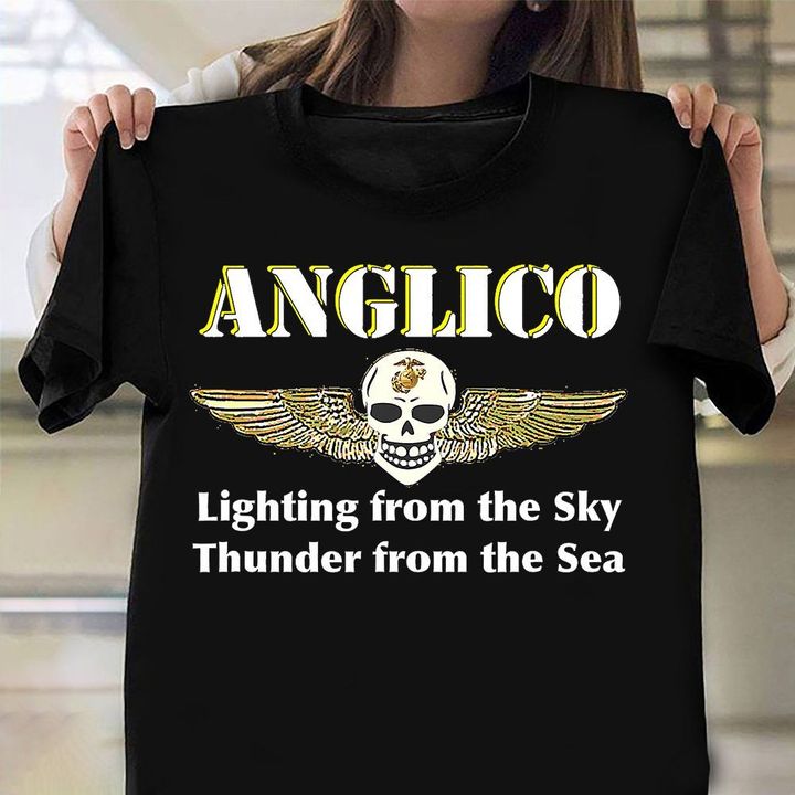 Anglico T-Shirt Eagle Globe Anchor Veterans Day Shirts Unique Military Gifts