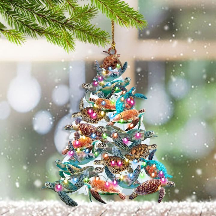 Turtle Christmas Tree Ornament Xmas Tree Toppers Animal Christmas Decorations