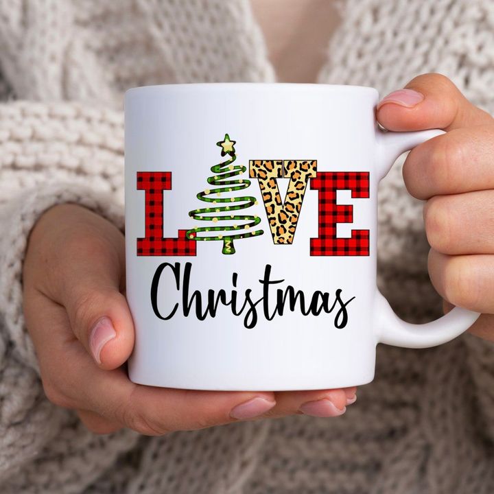 Love Christmas Mug Xmas Mug Christmas Themed Gifts