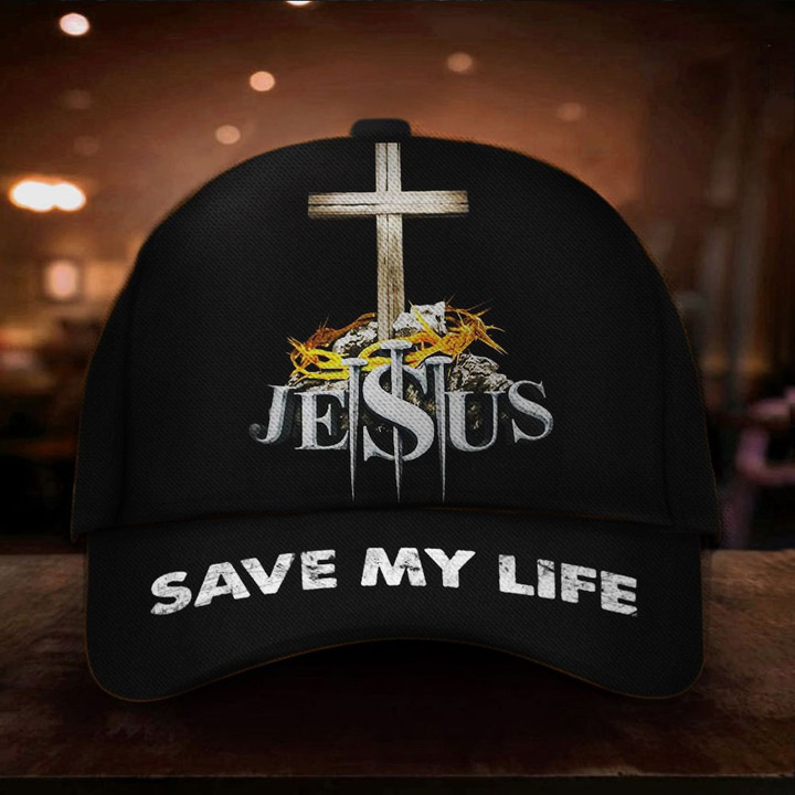 Christian Cross Jesus Save My Life Hat Faith Christian Merchandise Christmas 2021 Gift Ideas