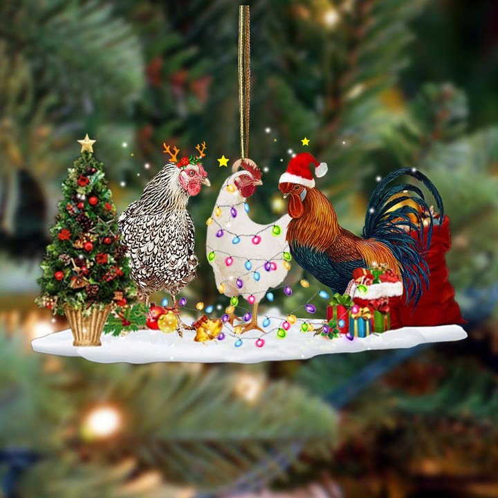 Chicken Christmas Ornaments Best Decorated Christmas Trees Gifts For Chicken Lovers