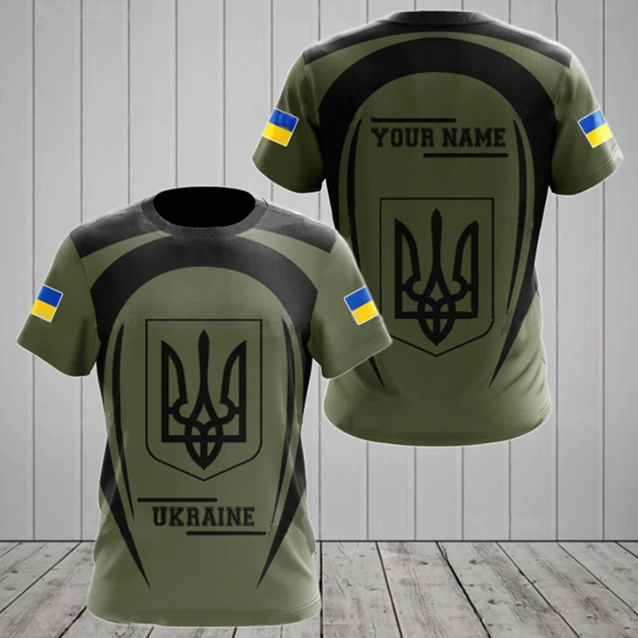 Personalized Ukraine Shirt Mens Support Ukraine Ukrainian Flag Clothing Gifts