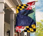 Maryland Mouse Pads Citizen Pride Maryland Raven Flag Patriotic Maryland Flag Merch