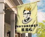 Notorious RBG Flag Justice Ruth Bader Ginsburg Supreme Court Yard Flag Outdoor Home Decor