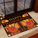 Happy Thanksgiving Doormat Turkey Egyptian Pattern Artistic Door Mat Gift Ideas For Family