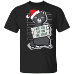 Cat In Prison I Eat The Elf On The Shelf T-Shirt Hilarious Cat Shirt Christmas Gift Exchange