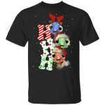 Turtle Ho Ho Ho Christmas T-Shirt Funny Turtle HHH Xmas Shirt Design Gift For Turtle Lover