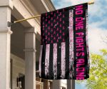 No One Fights Alone Flag Support Breast Cancer Awareness Flag Inspiring Gifts For Siblings