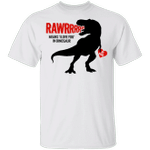 T-Rex Rawww Means I Love You In Dinosaur T-Shirt Dinosaur Valentine Shirt For Men Women Gift