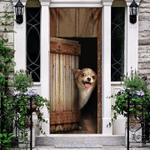 Chihuahua Christmas Door Covers For Winter Decorative Door Welcome Door Gift For Dog Lover