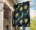 Light Blue Flag With Crescent Moon And Star Flag For Wall Indoor Outdoor Decor Gift For Uncle
