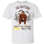 Big Food Go Outside Worst Case Scenario Darryl Kill You T-Shirt Funny Gift For Beer Drinkers