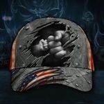 Father's Day Hat 3D Vintage Unique USA Flag Cap First Fathers Day Gift For Husband Idea