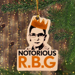 Notorious RBG Christmas Ornament 2020 Ruth Bader Ginsburg Ornament Xmas Tree Decoration