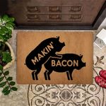 Making Bacon Doormat Fun Hilarious Doormat Outside Funny Housewarming Gift