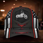 Motorcycle Harley American Flag Hat Gift For Harley Lover Dad Motorcycle Father's Day Gift