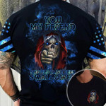 Skull Canada Flag You Friend You Should Have Been Swallowed Shirt Mens Canadian Gift