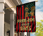 Juneteenth Free-ish Since 1865 Flag Break The Shackles African American Flag Home Decor