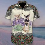 Chihuahua Hawaii Shirt Unique Design Floral Graphic Tee Father's Gift Ideas From Wife
