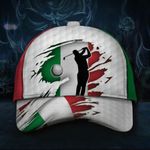 Italy Flag Golfer Hat Golf Graphic Print Cap Gifts For My Brother In Law