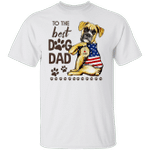 Boxer I Love Dad To The Best Dad Dog Shirt Cute Dog Dad Shirts For Father's Day