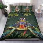 Colors Turtle In The Tropical Sea Bedding Set Cute Turtles Bed Comforter Gifts For Turtle Lover