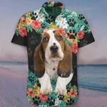 Basset Hound Hawaiian Shirt Tropical Summer Shirt Uncle Fathers Day Gift