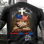 Cross One Nation Still Under God And Not For Sale Shirt Texas American Flag Tee Patriotic Gifts