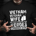 Vietnam Veteran Wife Shirt Veterans Day 2021 Gift Ideas For Her