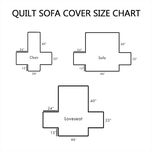 Radiant Cross Symbol Quilted Sofa Cover Slipcover Sofa Christian Christmas Presents - Image 2